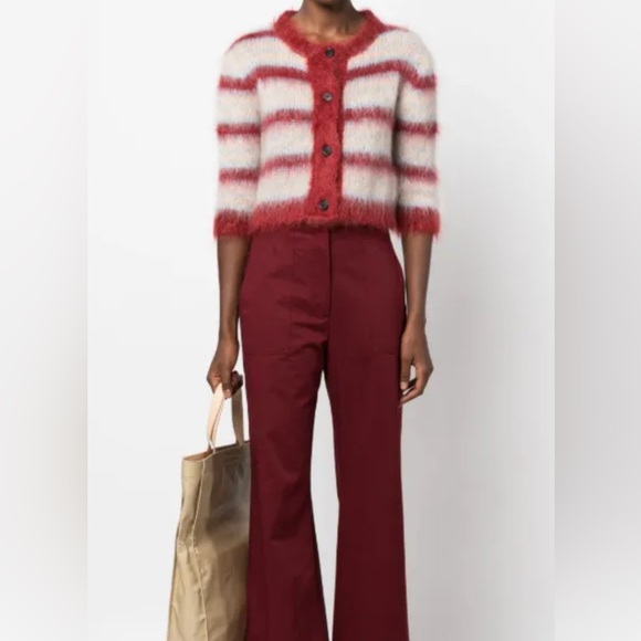Marni mohair cropped cardigan! Like new size 36/xs super cute+warm! Made in 🇮🇹 - Picture 9 of 9
